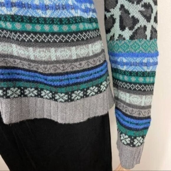 Skovhuus cotton wool alpaca button down cardigan size Small Colorful - Picture 6 of 13